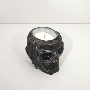 Calavera vela oscuridad incienso picante