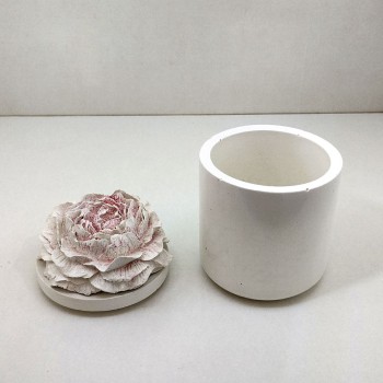 Joyero peonía rosa