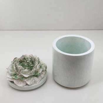 Joyero peonía verde