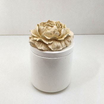 Joyero peonía crema