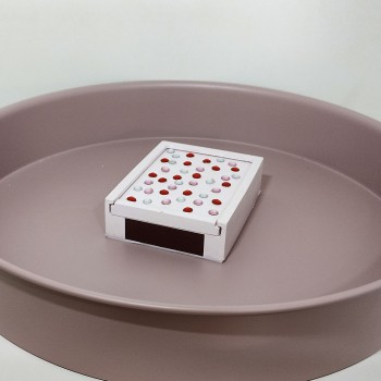 Caja de cerillas con brillantes