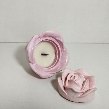 Vela rosa vainilla de la Polinesia Francesa