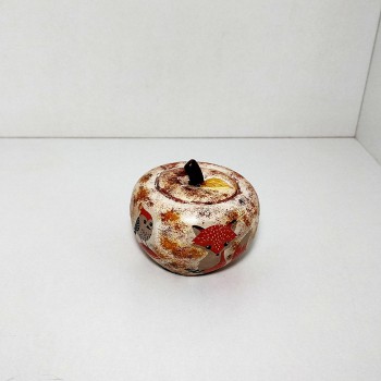 Manzana otoño canela y naranja