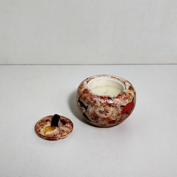 Manzana otoño canela y naranja
