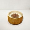 Vela retro pastel de zanahoria