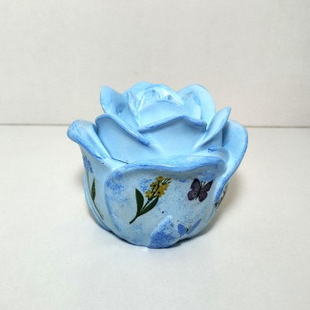 Rosa flor de algodón