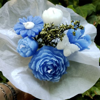Bouquet muñeca velas