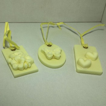 Coco y cítricos ambientadores sólidos, pack de tres