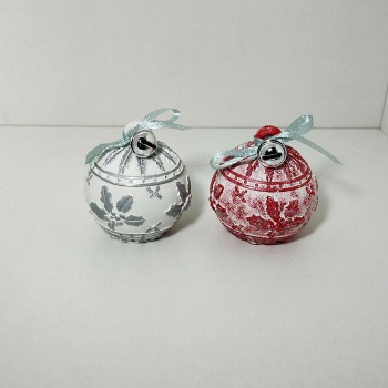 Velas Bolitas de navidad (2 unidades)