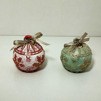 Velas de navidad (2 unidades)