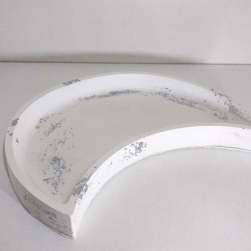 Bandeja luna plateada