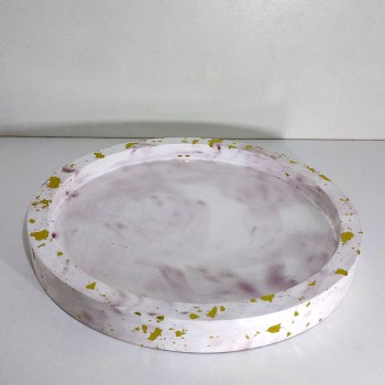 Bandeja tierra y oro