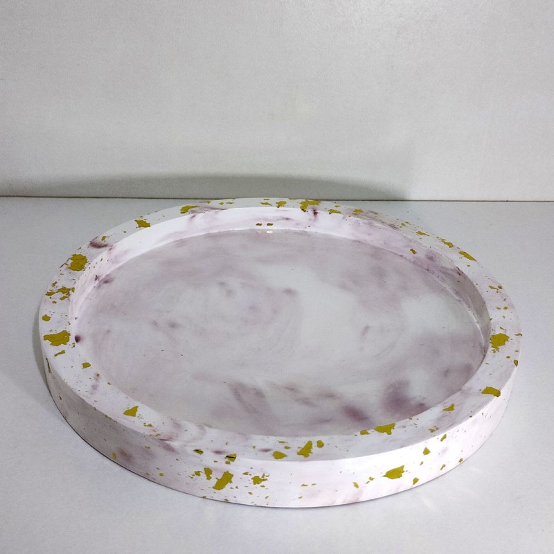 Bandeja tierra y oro