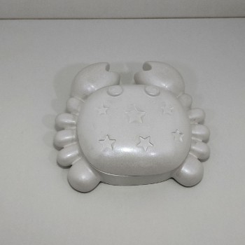 Cangrejo blanco decoración, almacenaje