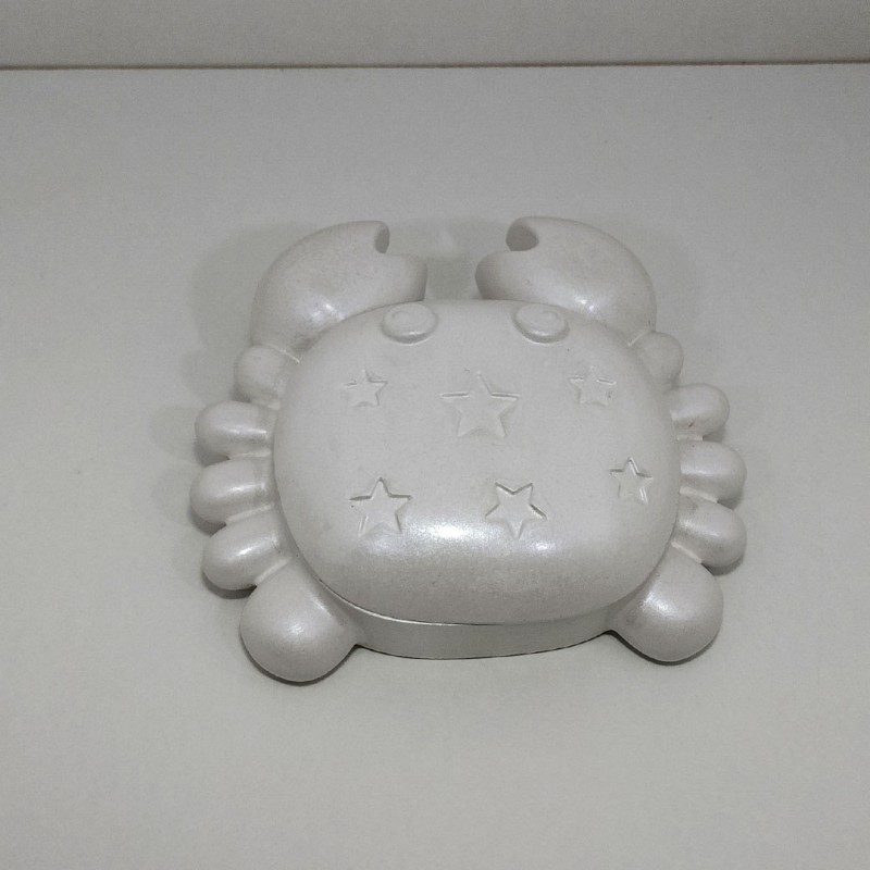 Cangrejo blanco decoración, almacenaje