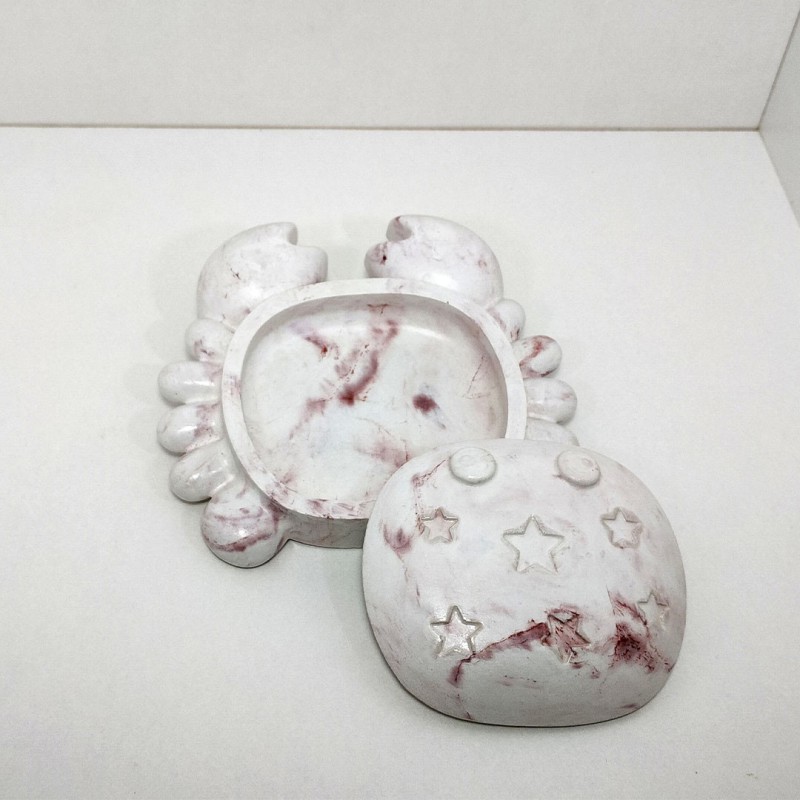 Cangrejo joyero decoración