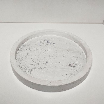 Bandeja con destellos en plata