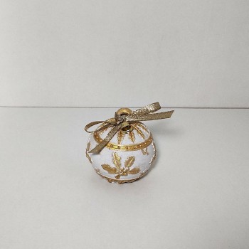 Vela bola de navidad coco y cítricos