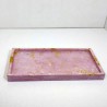 Bandeja rosa y oro ( especial baños y cocina)