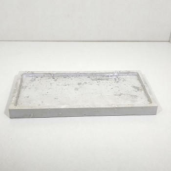 Bandeja destellos en plata ( base resistente al agua)