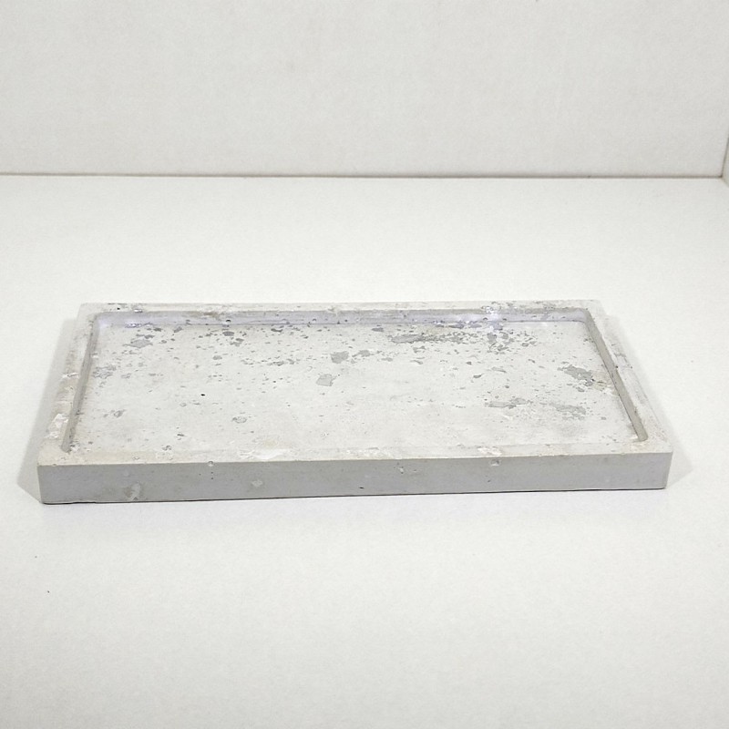 Bandeja destellos en plata ( base resistente al agua)