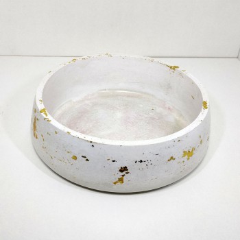 Cuenco con pan de oro