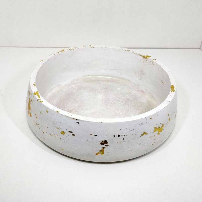 Cuenco con pan de oro