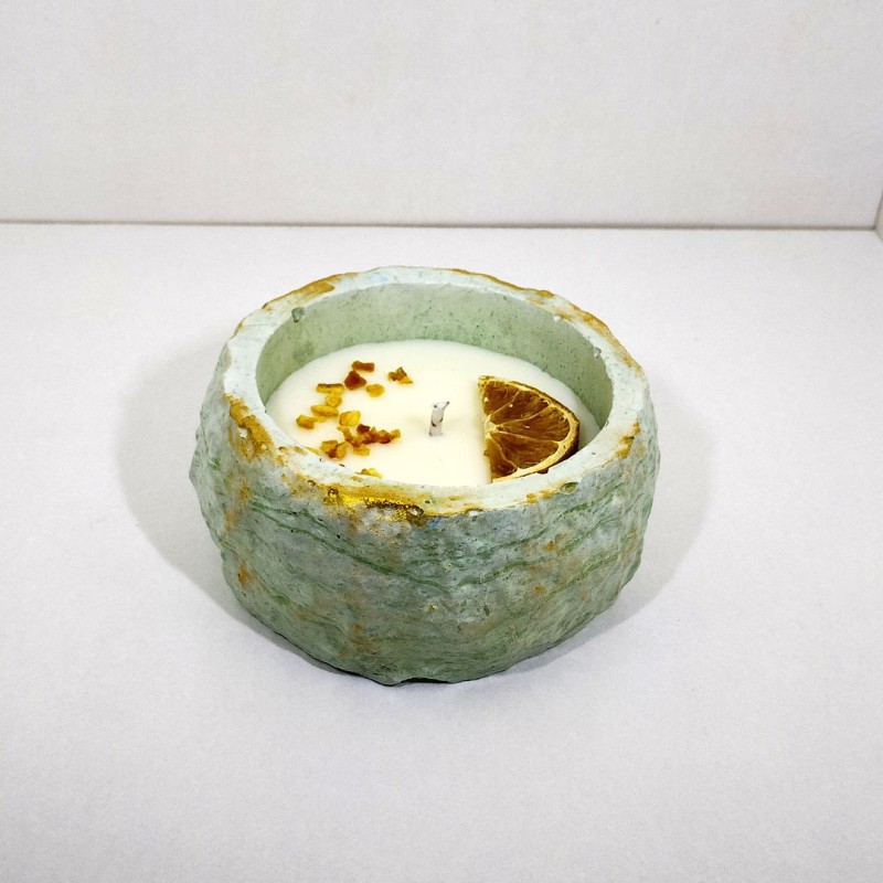 Vela luna limón y mandarina