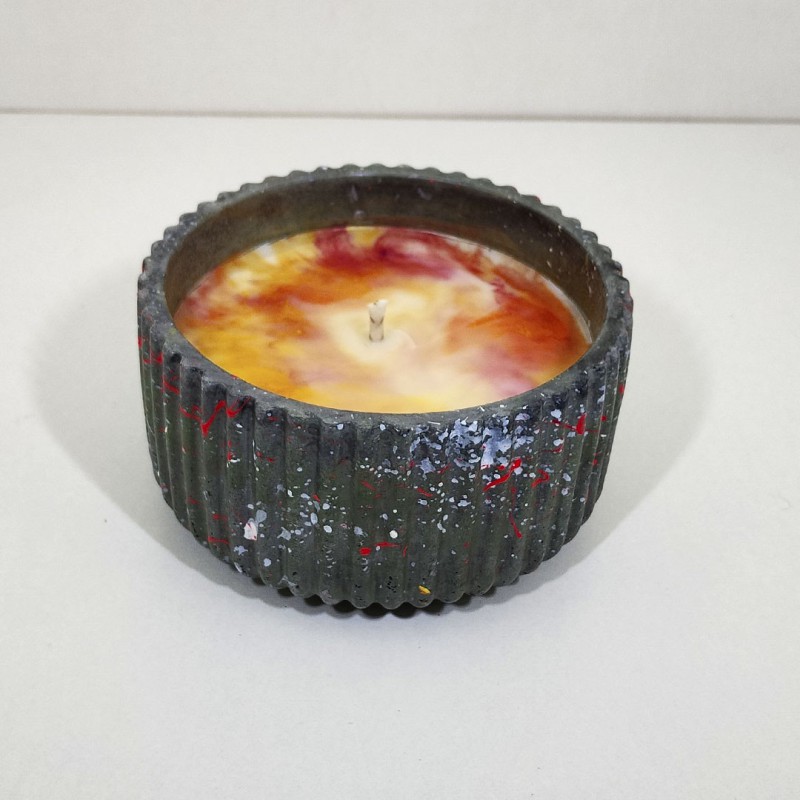 Explosión de colores de manzana y canela