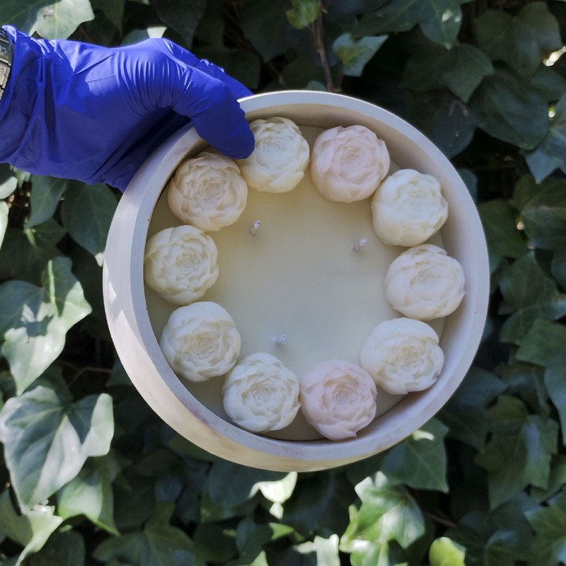 Cuenco velas con aroma