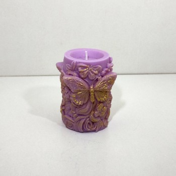 Vela decoración mariposa