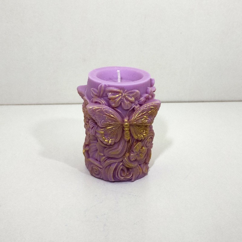 Vela decoración mariposa