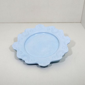 Bandeja relieve azul